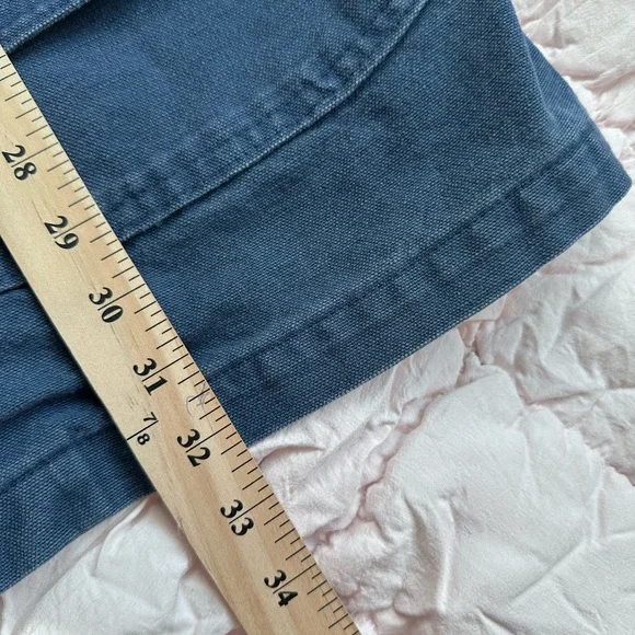 Vintage L.L. Bean Canvas Barn Chore Jacket Navy Men’s L Tall USA H148 - Picture 7 of 9